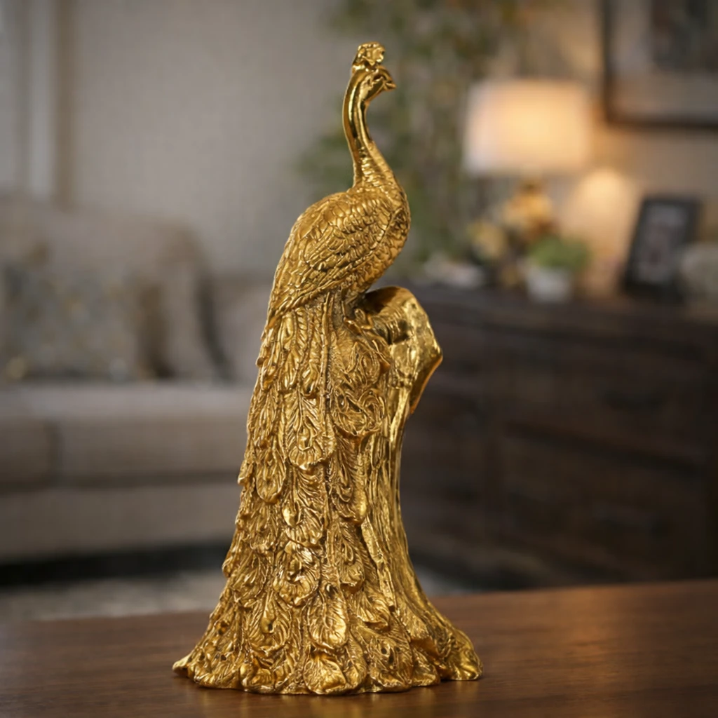 brass-peacock-figurine