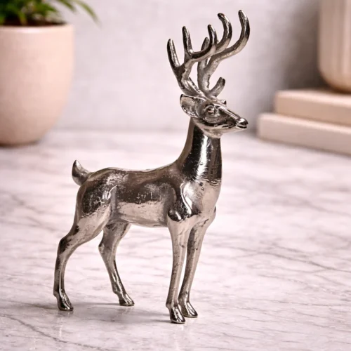 Polished Aluminium stag